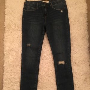 Dark-wash jeans